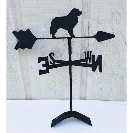 The Lazy Scroll Bernese Mountain Dog Roof Mount Weathervane berneseroof